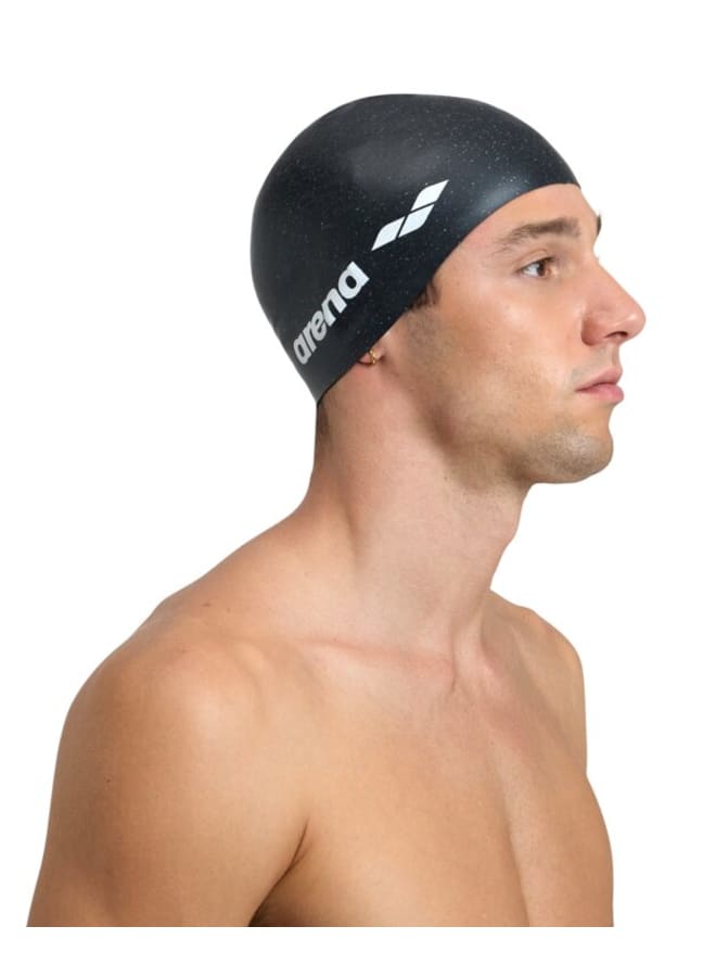 arena Silicone Cap Black_Multi Swim Caps, Training, Pool, Equipment, Uni Adult - Premium Silicone Hydrodynamic Swim Cap - Image 2